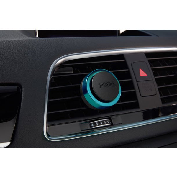 AXE Air Freshener Mini Vent Clip, Odor Eliminator, Air Purifier Provides A Long Lasting Scent, Apollo, 4 Pack