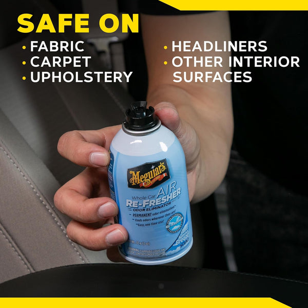 Meguiar's Whole Car Air Re-Fresher Odor Eliminator Mist, Summer Breeze, 2 oz