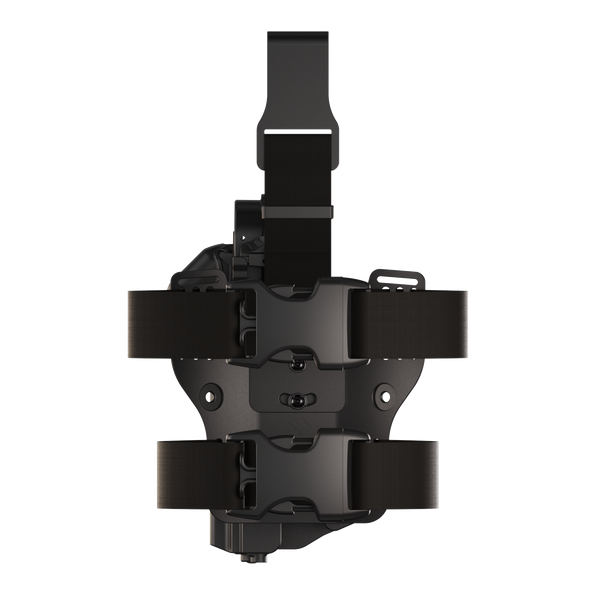 Orpaz T40 Pro G19 Duty Holster with Medium Light Holster Compatible with Glock 19 Pistol Holder with Laser Mounted Light and Optics with Drop Leg