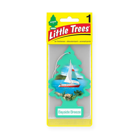 Little Trees Hanging Car Air Freshener, Bayside Breeze, 1-Pack