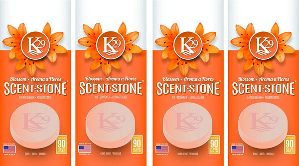 K29 Blossom Stone Air freshener, Environmentally Safe and Long-lasting Fragrance, 4 Packs