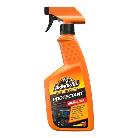 Ultra Shine Protectant Spray by Armor All, Car Interior Cleaner Spray with UV Protection Against Cracking and Fading, 16 Fl Oz