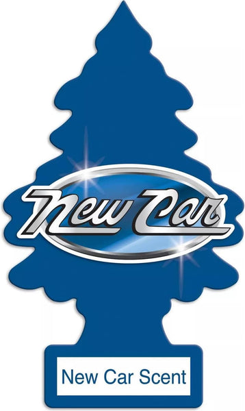 Little Trees Hanging Car and Home Air Freshener, New Car Scent, 3 Pack