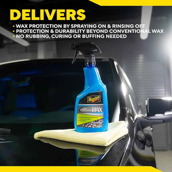 Meguiar's Hybrid Ceramic Wax, 26 oz Trigger Spray, 6 Pack