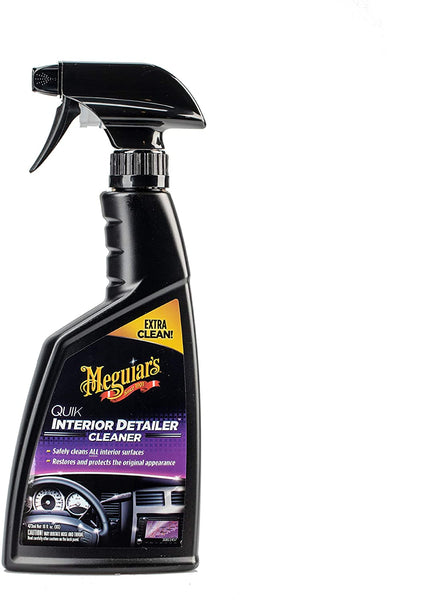 Meguiar's Quik Interior Detailer - This Non-Greasy Formula Cleans and Protects All Interior Surfaces - Easy Cleaning and Interior Detailer - 16 Oz