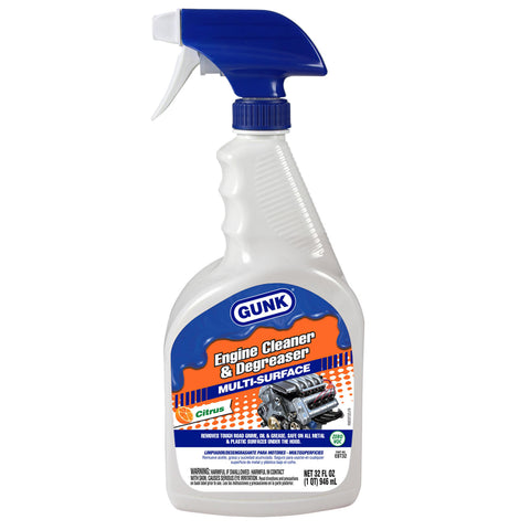Gunk EBT32 Engine Cleaner & Degreaser Trigger Spray, 32 Oz