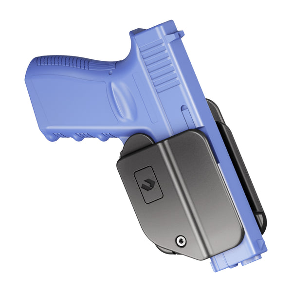 Orpaz EZ G45 Forward Draw OWB Tactical Holster Compatible with Glock 45 - Suppressor & Optics Ready - Finger Release, Level 2 Security - with Molle Attachment