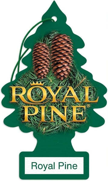 Little Trees Hanging Car Air Freshener, Royal Pine, 2-Pack