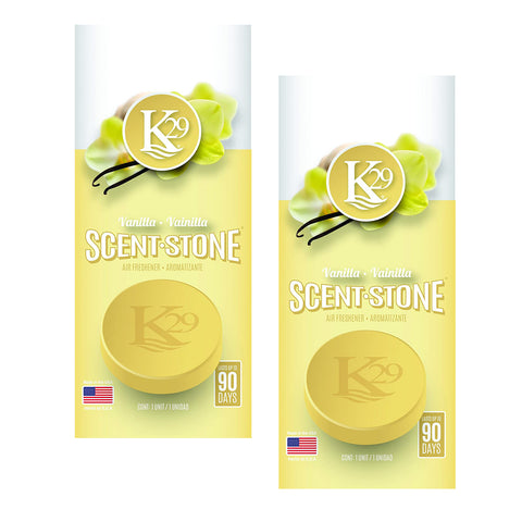 K29 Stone Air freshener, Environmentally Safe and Long-lasting Fragrance (Vanilla), 2 Packs