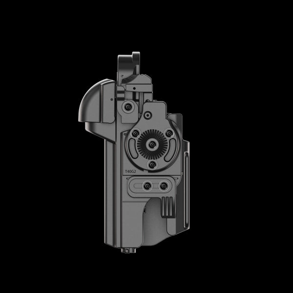 Orpaz T40 Light-Bearing Holster – Left Handed Universal OWB Tactical Holster, Level 2 & Level 3 Security, Compatible w/Most Pistol Lights, Optics-Ready, Adjustable, Fits Most Pistols Molle Pro - Pro Magnetic Medium