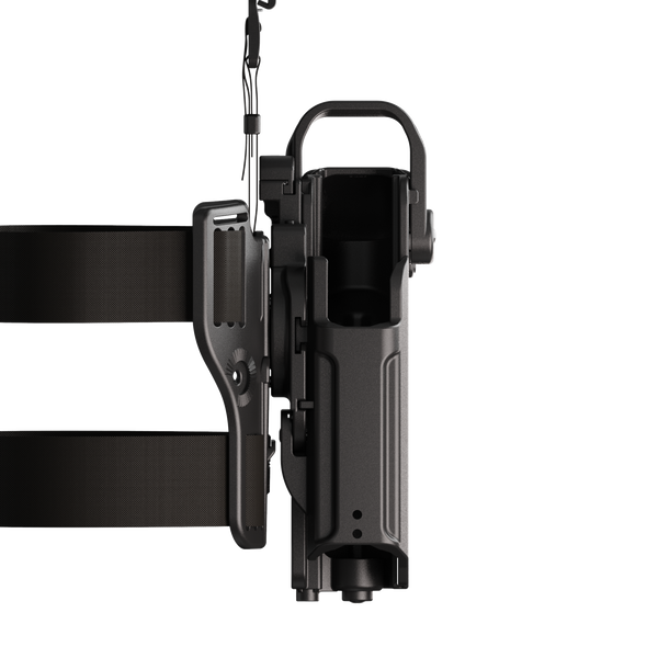 Orpaz T40 Pro G17 Duty Holster with Medium Light Holster w/ Magnetic Optic cover,Compatible with Glock 17 Pistol Holder with Laser Mounted Light and Optics with Drop Leg