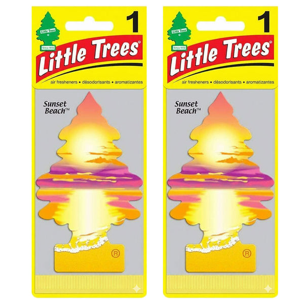 Little Trees Car Air Freshener 2-PACK (Sunset Beach)