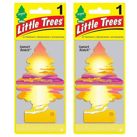 Little Trees Car Air Freshener 2-PACK (Sunset Beach)