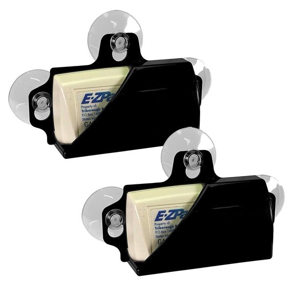 T-Rex EZ Pass/I-Pass Holder for Car, Holds Tightly to Your Car Windshield with 3 Suction Cups, Black
