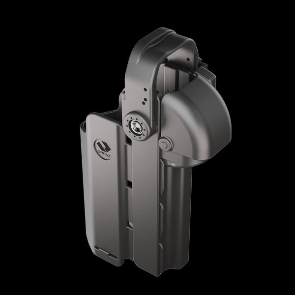 Orpaz T40 Light-Bearing Holster – Left Handed Universal OWB Tactical Holster, Level 2 & Level 3 Security, Compatible w/Most Pistol Lights, Optics-Ready, Adjustable, Fits Most Pistols Low-Ride Pro - Pro Magnetic Large