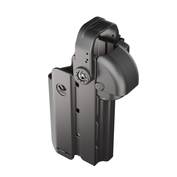 Orpaz T40 Light-Bearing Holster – Universal OWB Tactical Holster, Level 2 & Level 3 Security, Compatible w/Most Pistol Lights, Optics-Ready, Adjustable, Fits Most Pistols Low-Ride Pro Magnetic Large