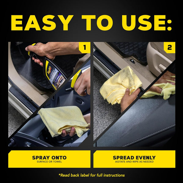 Meguiar's Ultimate Interior Detailer, 15.2 oz – Cleans & Protects with UV Guard
