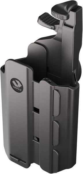 Orpaz T40 G19 Holster with Light Left Handed compatible with Glock 19 Holster with Light (Large Pistol Lights, Belt Attachment)