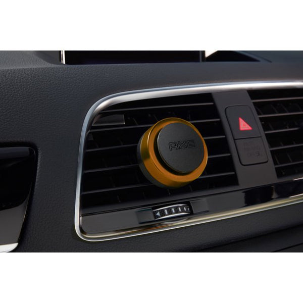 AXE Air Freshener Mini Vent Clip, Odor Eliminator, Air Purifier Provides A Long Lasting Scent, Dark Temptation, 4 Pack