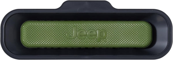 Plasticolor Jeep Logo Rectangular Vent Clip Solid Gel Air Freshener, Citrus & Musk