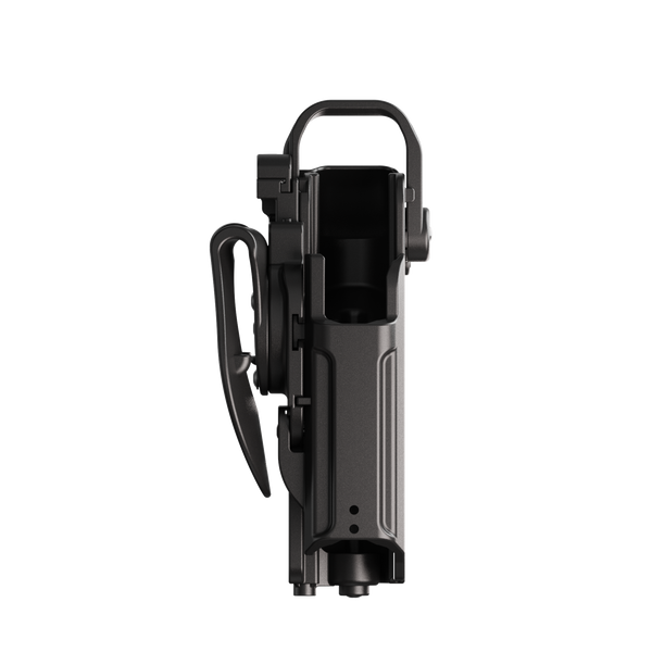 Orpaz T40 Pro G45 LH Duty Holster with Medium Light Holster Compatible with Glock 45 Pistol Holder with Laser Mounted Light and Optics with Paddle