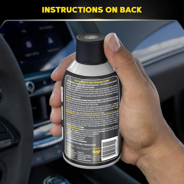 Meguiar's Whole Car Air Re-Fresher Odor Eliminator Mist, Black Chrome