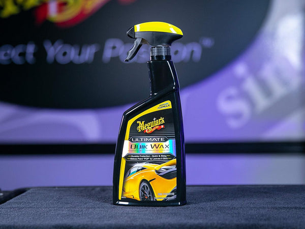 Meguiar's Ultimate Quik Wax, Fast Spray-On Car Wax for Deep Gloss & Long-Lasting Protection, 24 oz