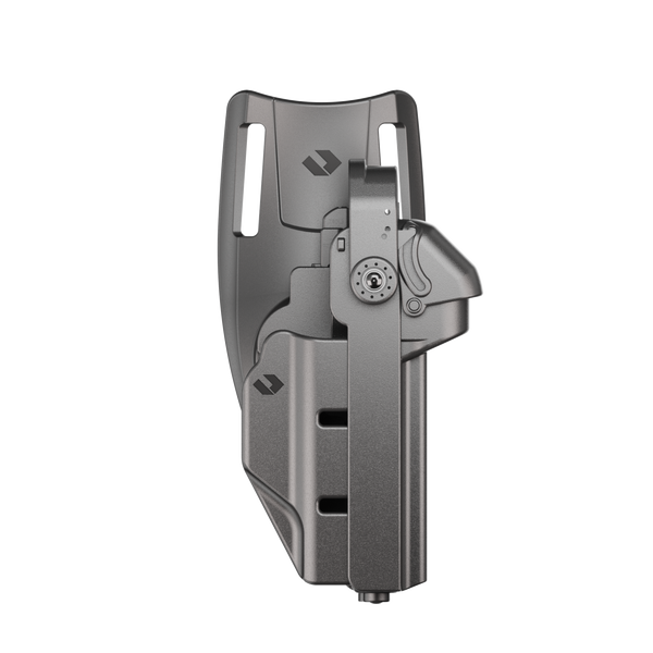 ORPAZ T41 PRO Universal Adjustable Holster, Level 3 Security, Hood Guard & Magnetic Retention, Optics Ready OWB Polymer Duty Holster, Made in Israel Low Ride