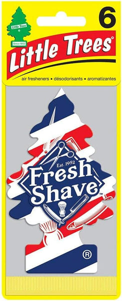 Little Trees Car Air Freshener 6-Pack (Fresh Shave)