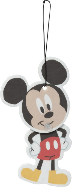 Plasticolor Disney Mickey Mouse Wiggler Air Freshener, Fun Hanging Car Accessory, Vanilla Scent