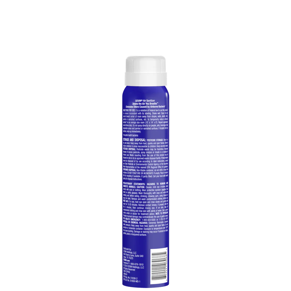 ozium spray for cigarette smoke & Odor Eliminator Car & Home Air Sanitizer / Freshener, 3.5oz Original Scent OZM-1 clean environment without overwhelming scents Ozium 8oz Original Aerosol Spray