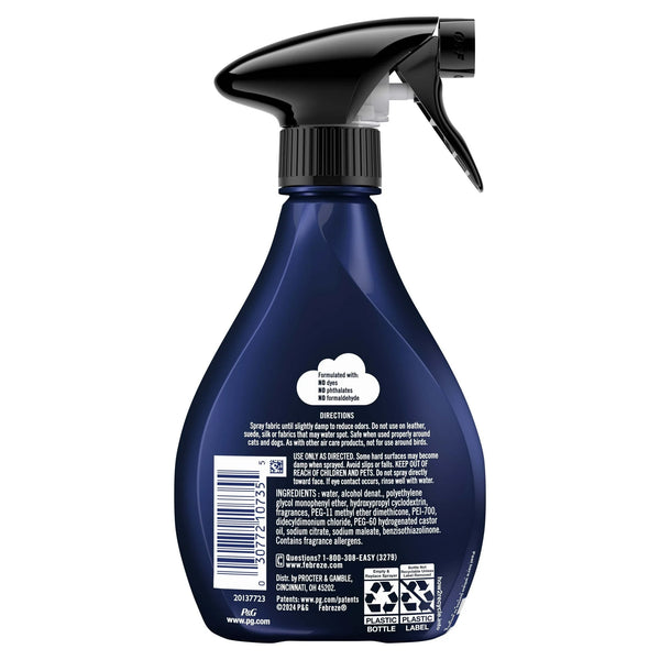 Febreze Fabric AUTO Car Spray Air Freshener, Odor Fighting, New Car, 12.5 fl oz, 4 Packs