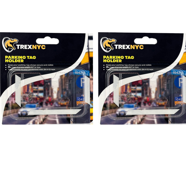 T-Rex Parking Ticket Holder Munimeter Ticket Holder, 2 Packs