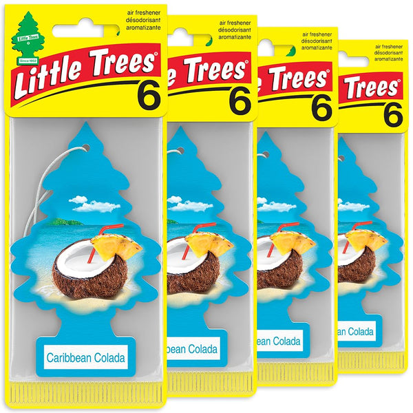 Little Trees Car Air Freshener 24-PACK (Caribbean Colada)
