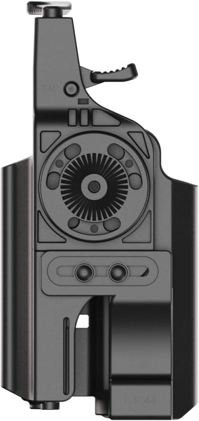 Orpaz T40 G19 Holster with Light Left Handed compatible with Glock 19 Holster with Light (Large Pistol Lights, Belt Attachment)