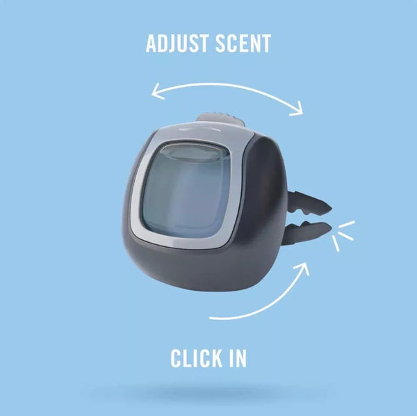 Febreze Vent Clip Car Air Freshener Fresh New Car Scent, Up to 30 Days, Eliminates tough lingering odours