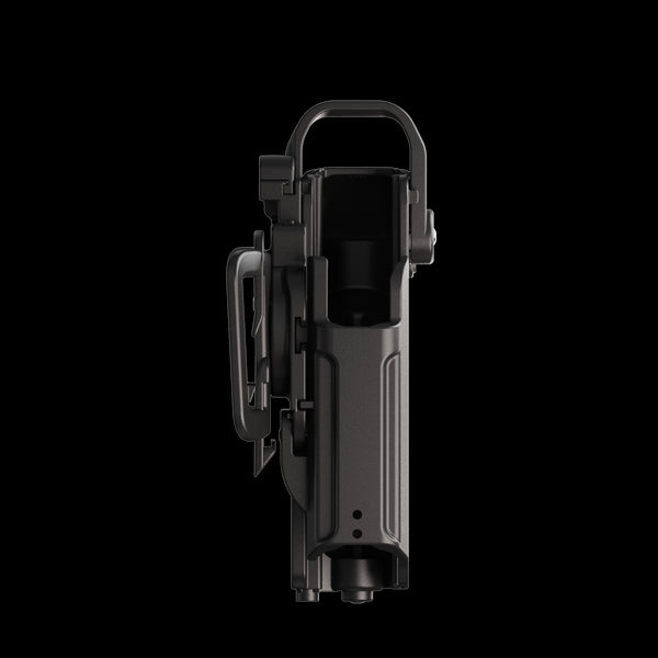 Orpaz T40 Pro G19 Duty Holster with Medium Light Holster w/ Magnetic Optic cover Compatible with Glock 19 Pistol Holder with Laser Mounted Light and Optics with Belt Loop