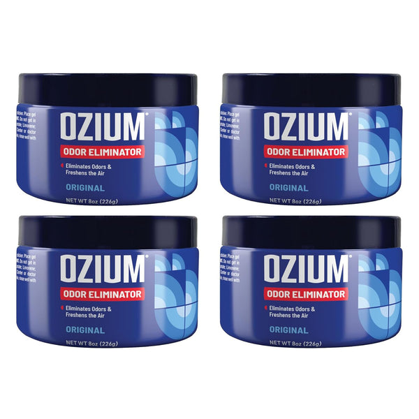 Ozium Gel 8oz Ozium Smoke & Odors Eliminator, Original Scent - 4 PACK