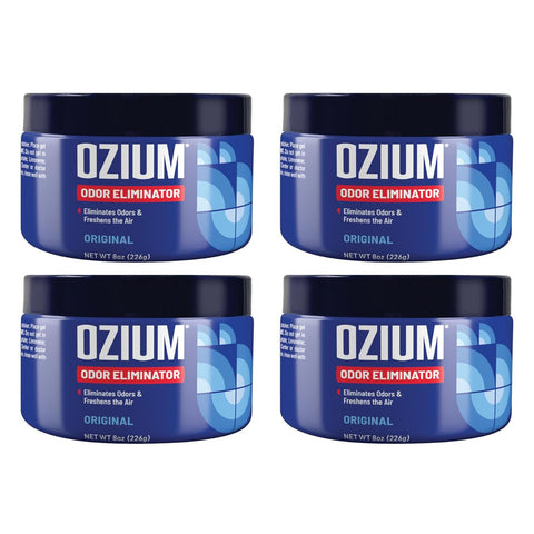 Ozium Gel 8oz Ozium Smoke & Odors Eliminator, Original Scent - 4 PACK