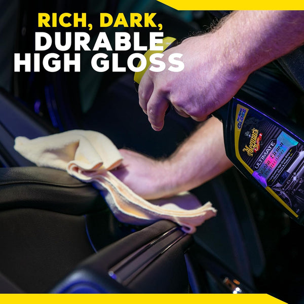 Meguiar's Ultimate Insane Shine Protectant, High-Gloss Interior & Exterior Spray, 16 oz
