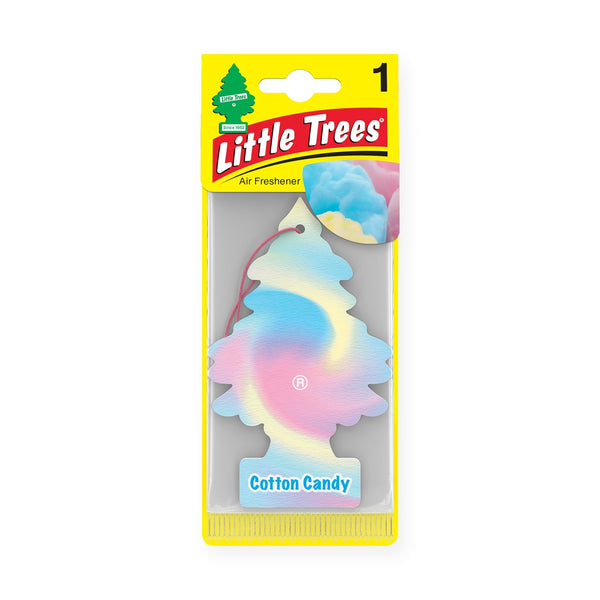 Little Trees Hanging Car Air Freshener, Cotton Candy, 1-Pack