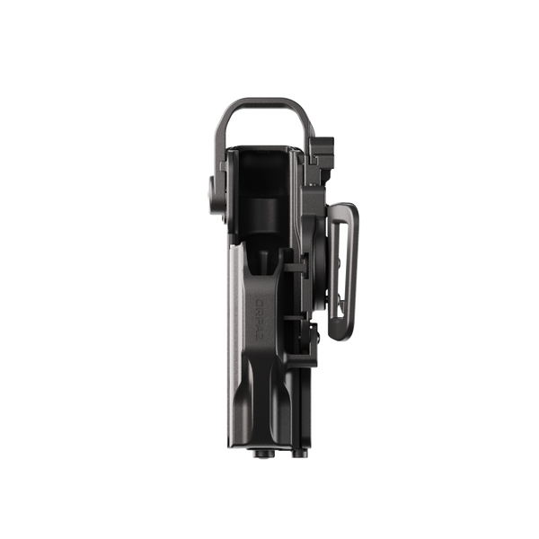 ORPAZ T41 PRO Universal Adjustable Left Handed Holster, Level 3 Security, Hood Guard & Magnetic Retention, Optics Ready OWB Polymer Duty Holster, Made in Israel Belt Loop