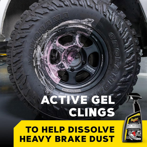 Meguiar's Ultimate All Wheel Cleaner, 24 oz Powerful Spray Formula Safely Cleans Brake Dust & Road Grime