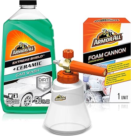 Armor All Car Wash Foam Cannon and Extreme Shield Ceramic Car Wash kit