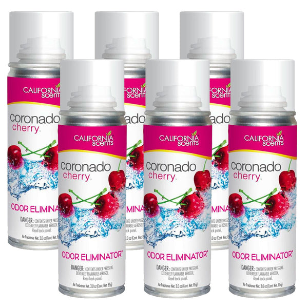 California Scents 3 oz. Fogger Odor Eliminator, Coronado Cherry, 6 Pack