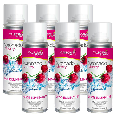 California Scents 3 oz. Fogger Odor Eliminator, Coronado Cherry, 6 Pack