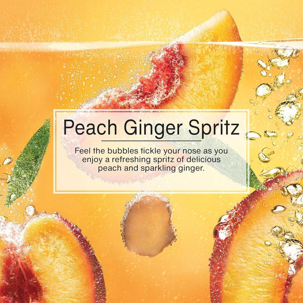 Little Trees Hanging Car Air Freshener, Peach Ginger Spritz, 2-Pack