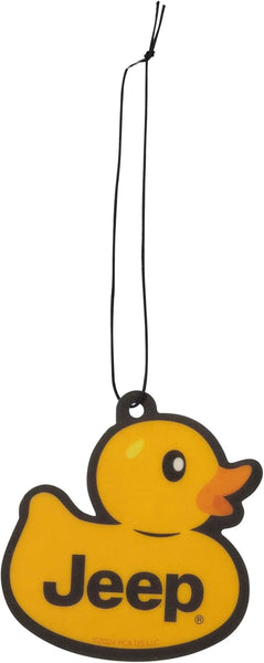 PlastiColor Paper Hanging Car Air Freshener 2-Pieces, Jeep Logo Rubber Duck, Vanilla