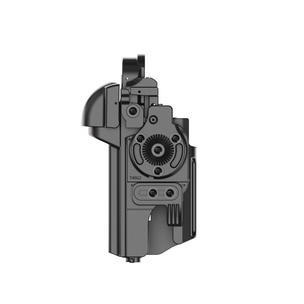 Orpaz T40 G17 Light-Bearing Holster – Left Handed OWB Tactical Holster, Level 2 & Level 3 Security, Compatible with Glock 17, Fits Most Pistol Lights, Optics-Ready, Adjustable T40 Pro Magnetic Medium Cliplock