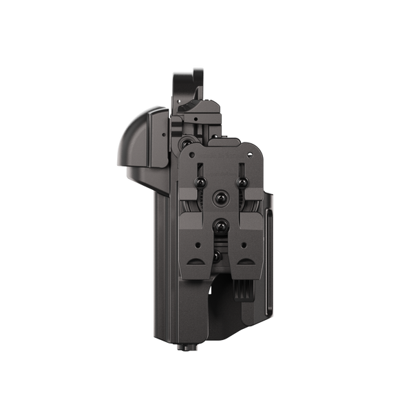 Orpaz T40 Pro G45 Duty Holster with Medium Light Holster Compatible with Glock 45 Pistol Holder with Laser Mounted Light and Optics with Molle